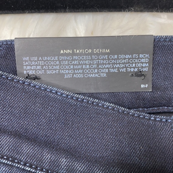 Ann Taylor Dark Denim Modern Skinny Jean - Picture 12 of 15